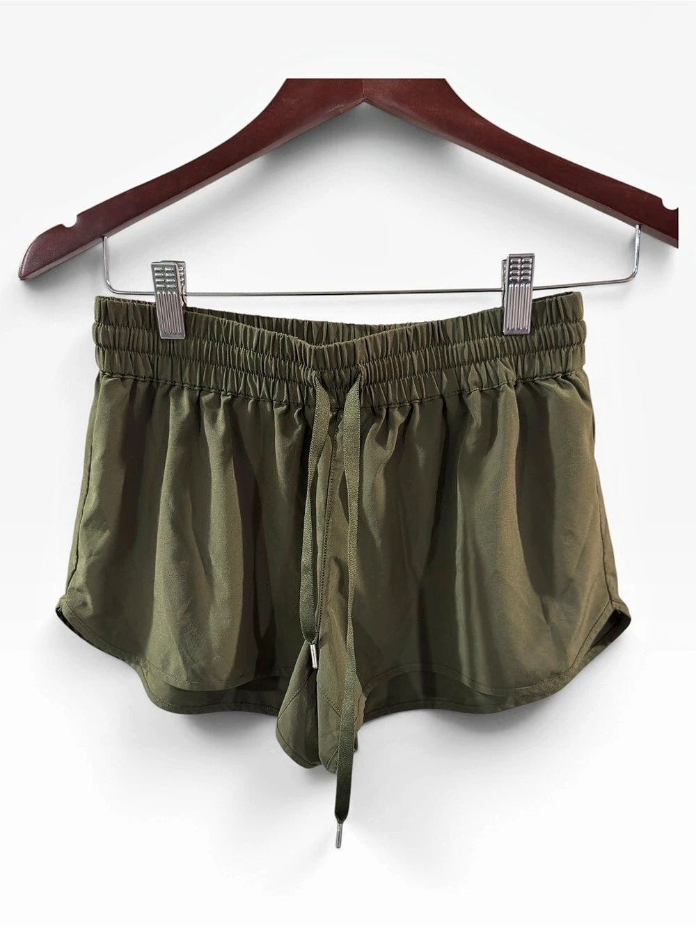 Tna Women's Small Athletic Shorts in Olive Green